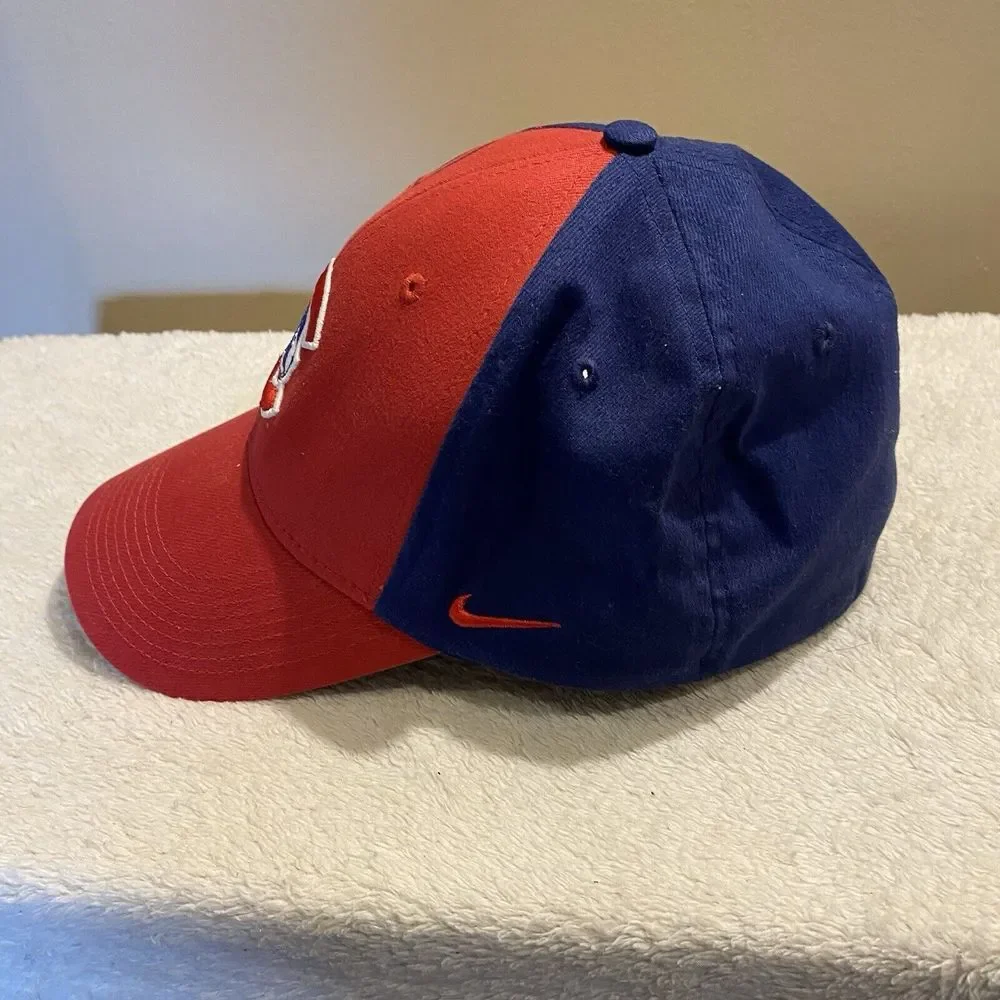 Nike Chicago Cubs Red & Blue‎ Baseball Hat/Cap OSFM Genuine Merchandise - Picture 4 of 9